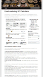 Mobile Screenshot of emailmarketingroi.com
